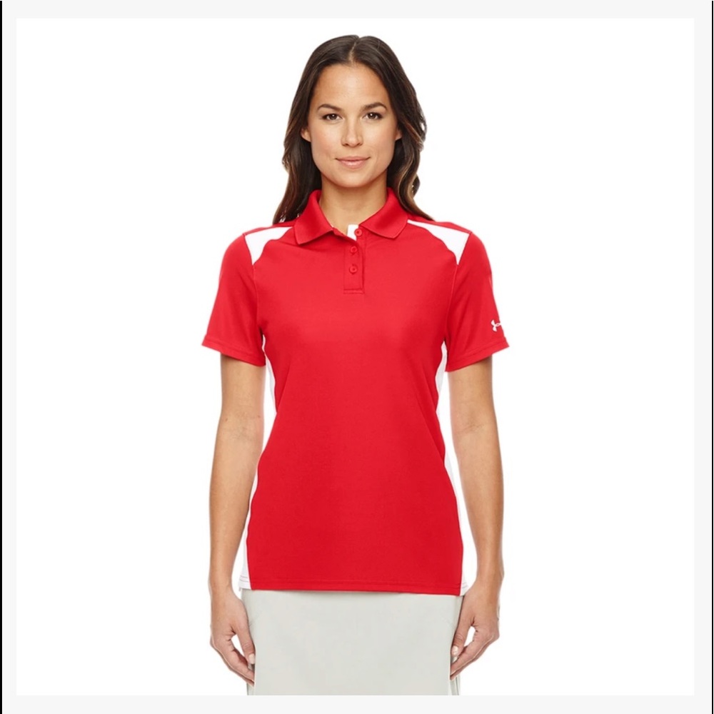 Under Armour Women's Red Polo Shirt